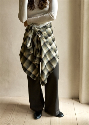 Dalma flannel check skjorte Army Neo Noir